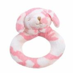 Angel Dear™ Ring Rattle - Puppy - Camo - Pink