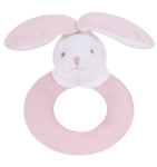Angel Dear™ Ring Rattle - Bunny - Pink