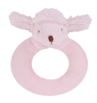 Angel Dear™ Ring Rattle - Pink Poodle