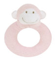 Angel Dear™ Ring Rattle - Monkey - Pink (SKU: AD1629)