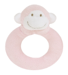 Angel Dear™ Ring Rattle - Monkey - Pink