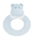 Angel Dear™ Ring Rattle - Hippo - Blue (SKU: AD1641)