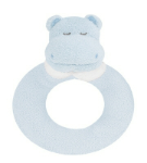 Angel Dear™ Ring Rattle - Hippo - Blue