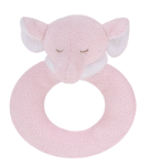 Angel Dear™ Ring Rattle - Elephant - Pink