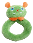 Angel Dear™ Ring Rattle - Monster - Green
