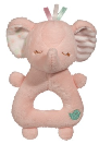 DOUGLAS®  Pink Elephant Rattle (SKU: DTR1299)