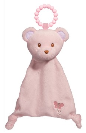 DOUGLAS® Pink Bear Lil’ Sshlumpie Teether Blankie (SKU: DTT6357)
