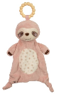 DOUGLAS® Sloth Lil’ Sshlumpie Teether Blankie - Pink (SKU: DTT6384)