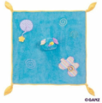 GANZ® Candy Stripe Puppy Blanket (SKU: BG2105)