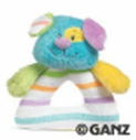 GANZ® Candy Stripe Puppy Rattle (SKU: BGR1697P)