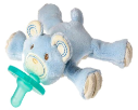 WubbaNub™ Blue Thready Teddy Pacifier (SKU: WN41051)